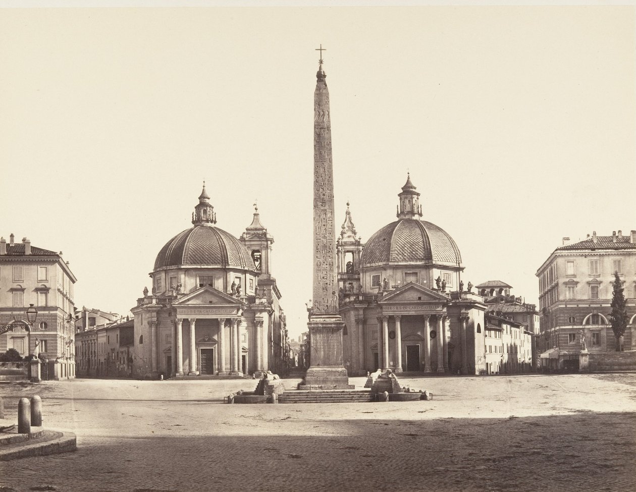 Piazza del Popolo, 1848-52 - Eugène Constant