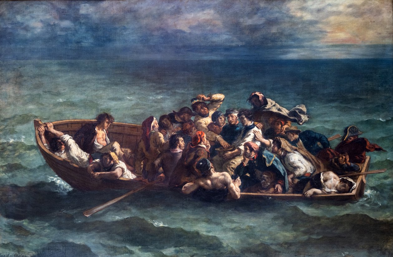 Français :  Le naufrage de Don Juan Shipwreck of Don Juan - Eugène Delacroix
