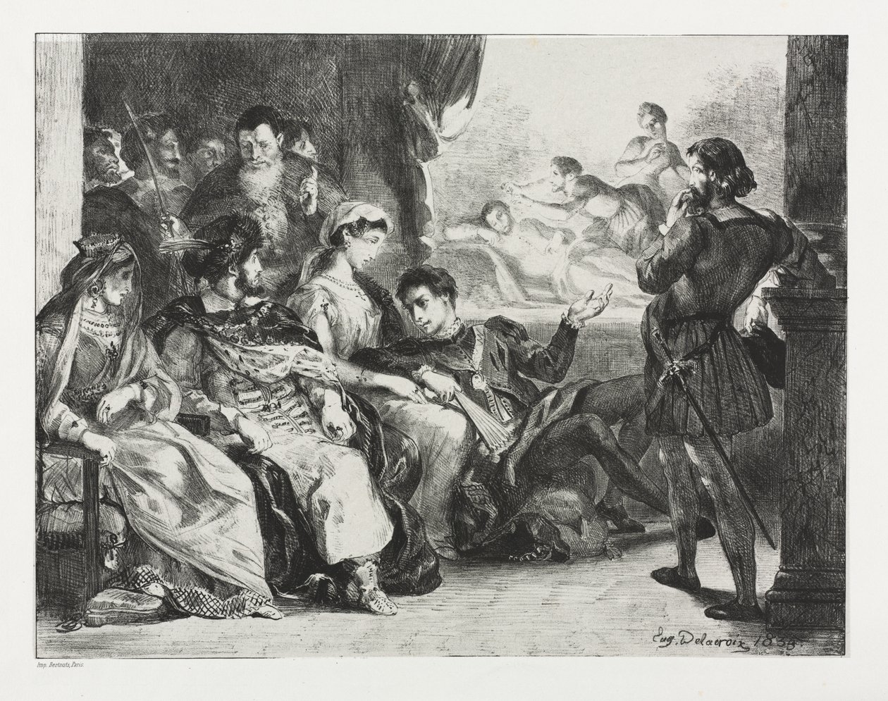 Hamlet : Hamlet ordonne aux acteurs de jouer une scène de l