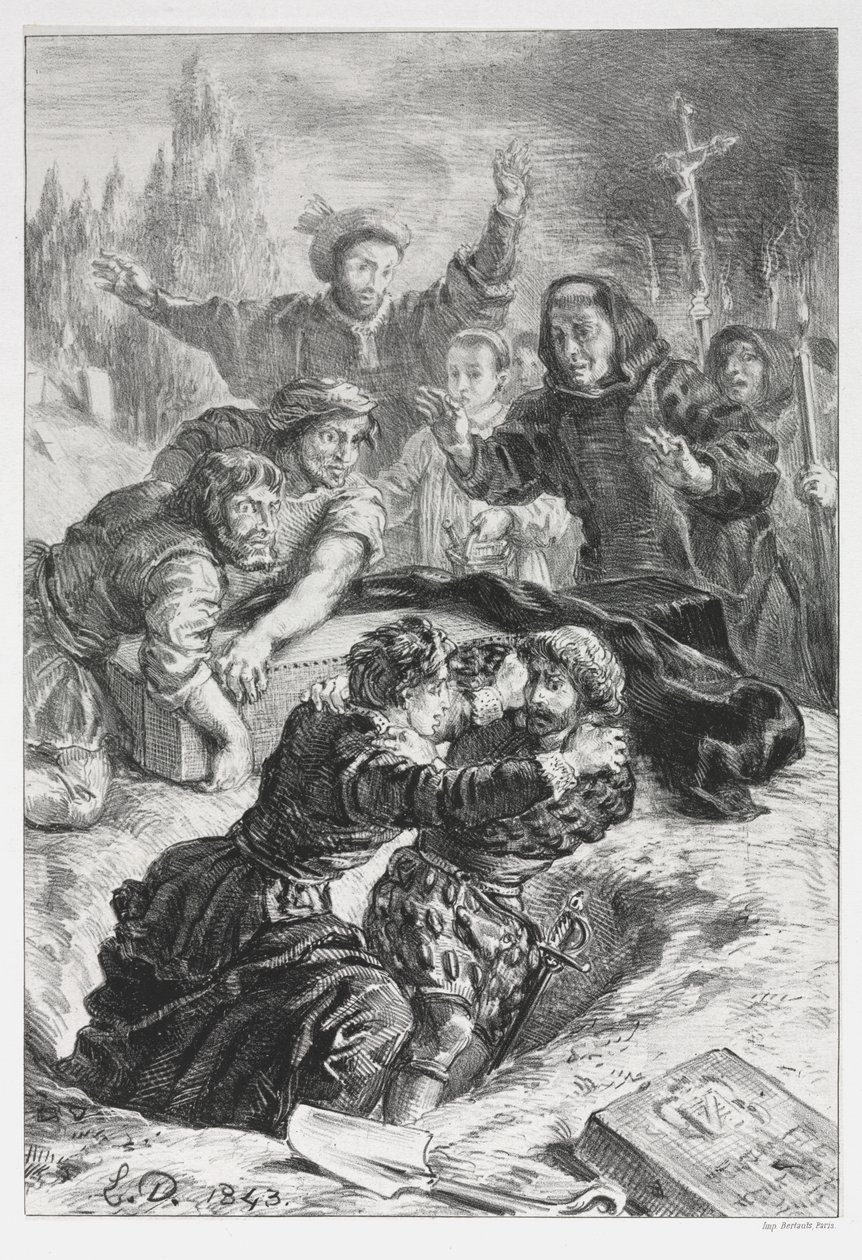 Hamlet : Hamlet et Laertes dans la tombe d