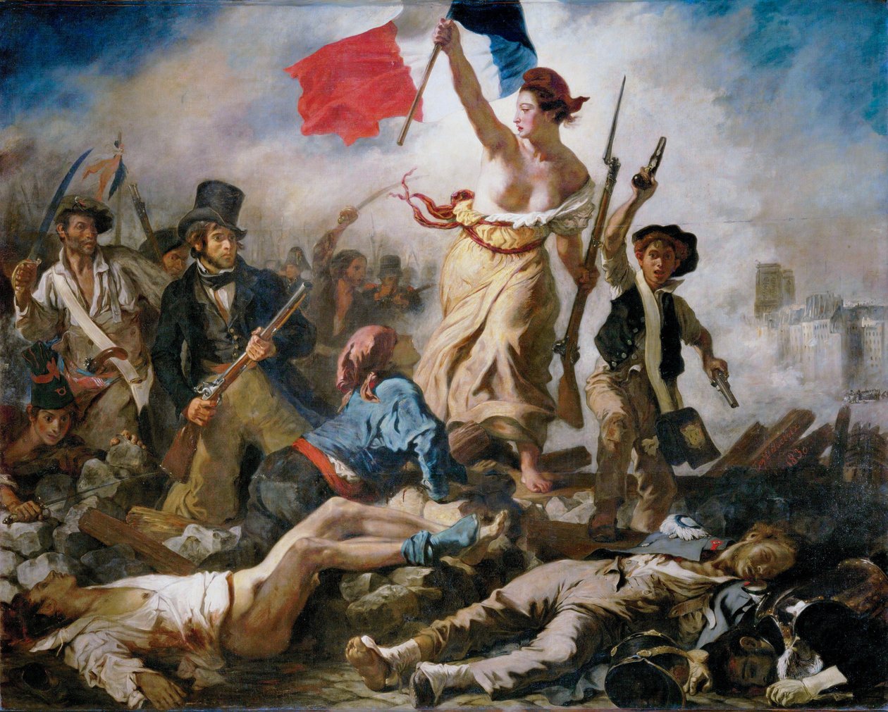 La liberté au service du peuple - Eugène Delacroix
