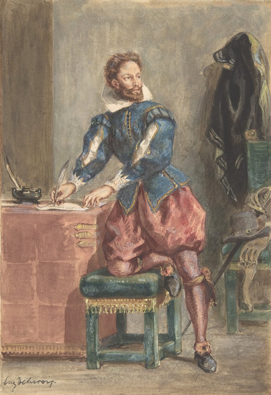 Mathurin Régnier - Eugène Delacroix