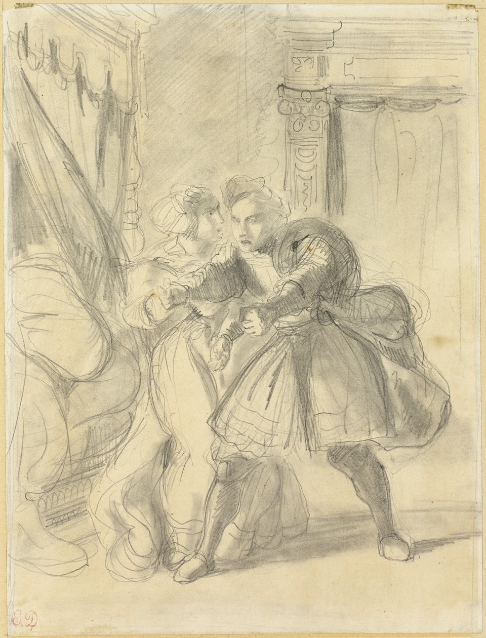 Étude - Eugène Delacroix