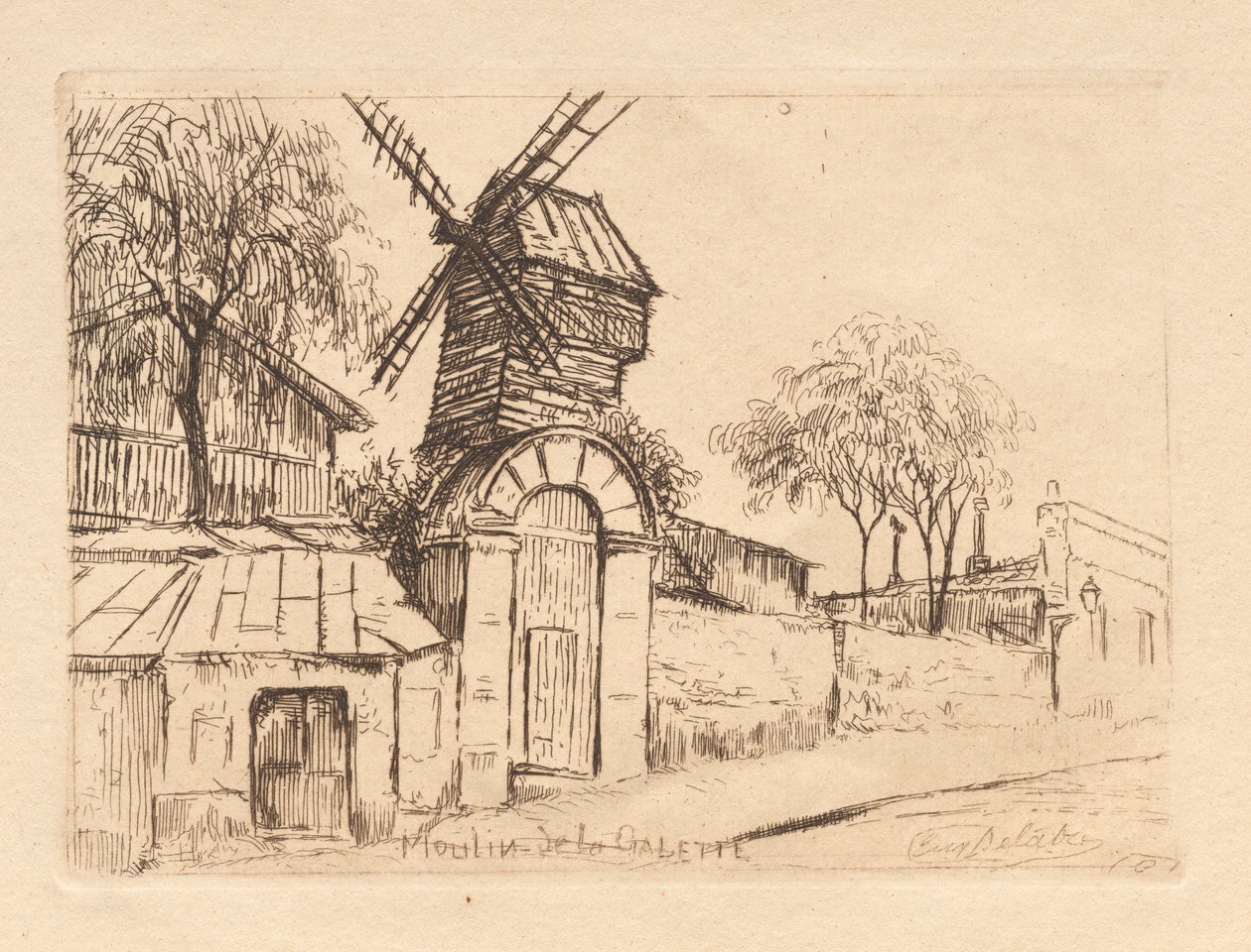 Moulin de la Galette - Eugène Delâtre