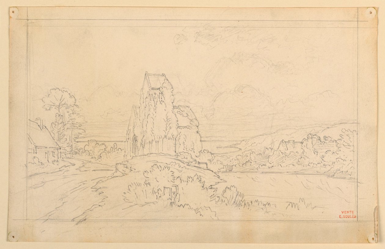 Esquisse de paysage - Eugène Edouard Soulès