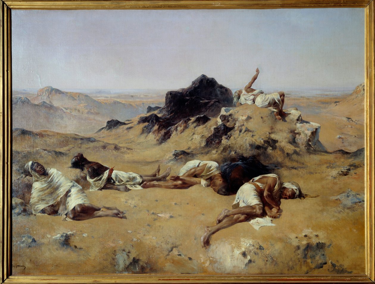 Désert. Hommes mourant de soif - Eugène Fromentin