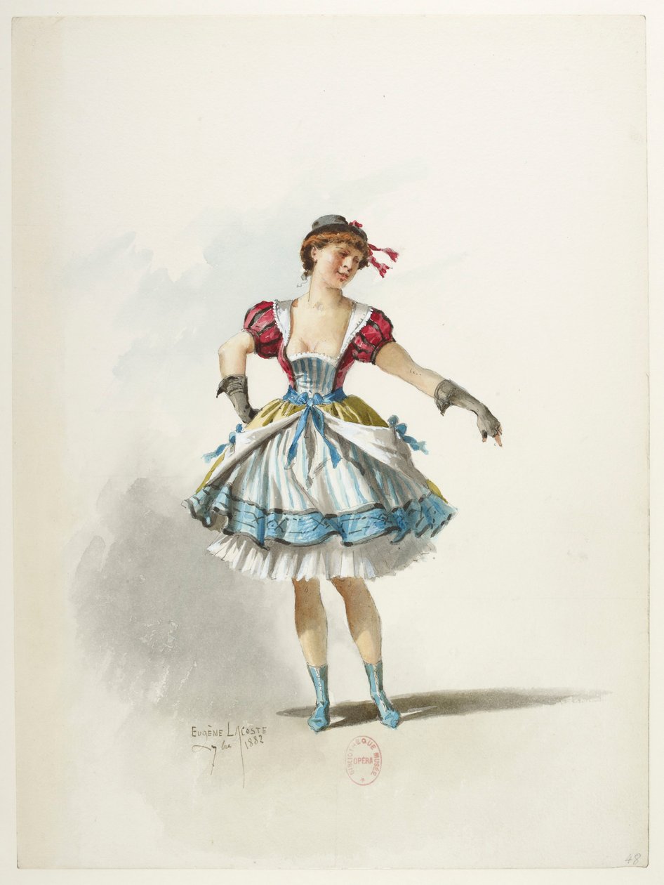Btv1b84558104 48 - Saint-Saëns - Henri VIII - Modèles de costumes - Lacoste - 48. Costume - Eugene Lacoste