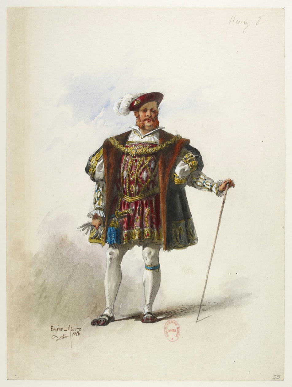 Btv1b84558104 59 - Saint-Saëns - Henry VIII - Maquettes de costumes - Lacoste - 59. Henri VIII - Eugene Lacoste