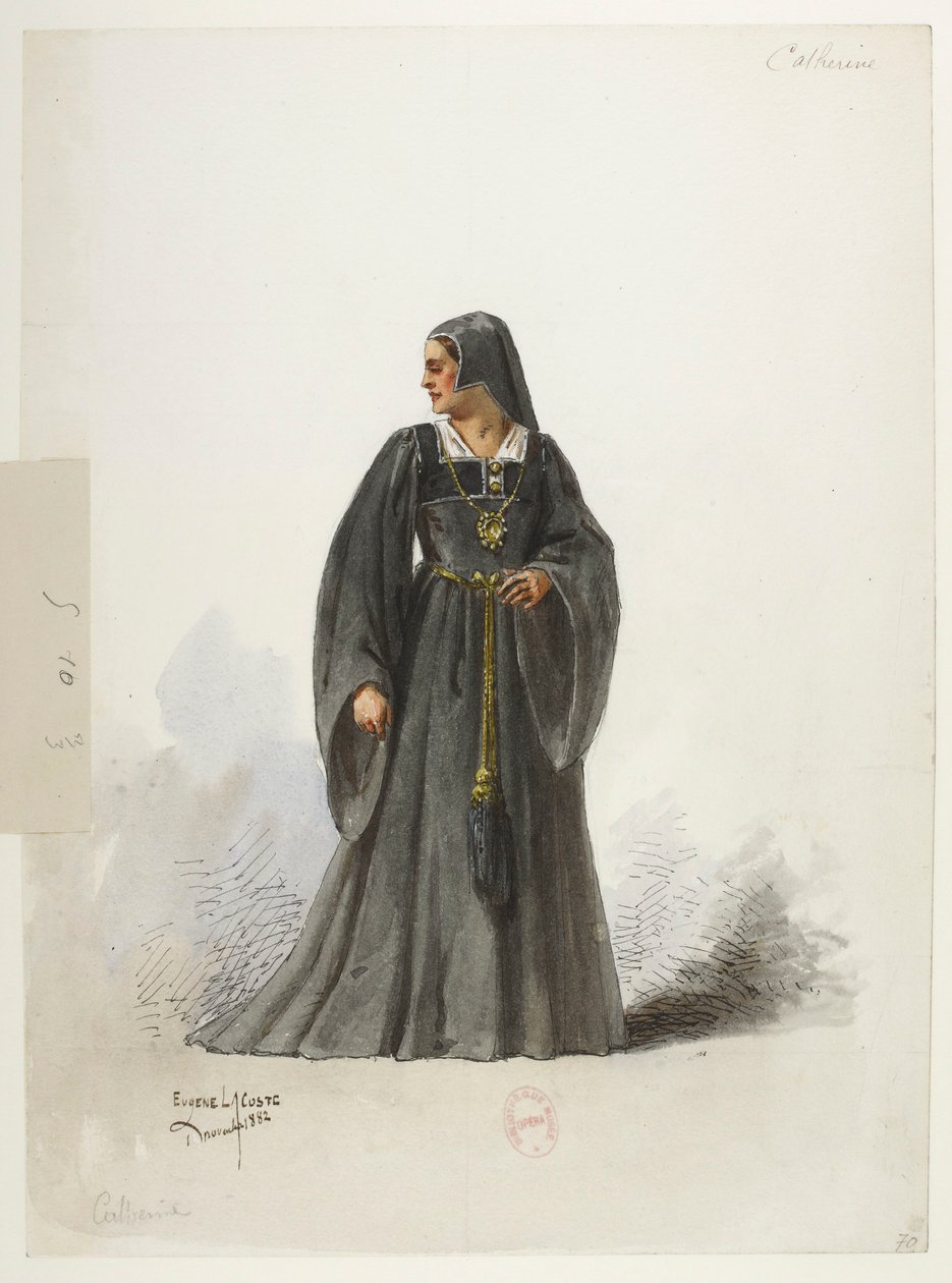 Btv1b84558104 73 - Saint-Saëns - Henry VIII - Maquettes de costumes - Lacoste - 70. Legendes sans collette - Eugene Lacoste