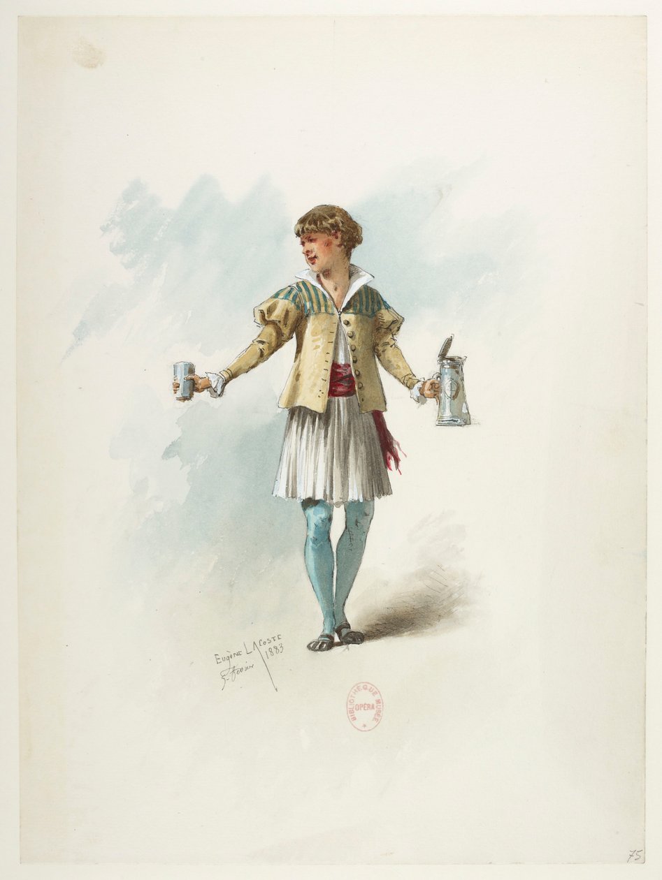 Btv1b84558104 79 - Saint-Saëns - Henry VIII - Maquettes de costumes - Lacoste - 75. Costume - Eugene Lacoste