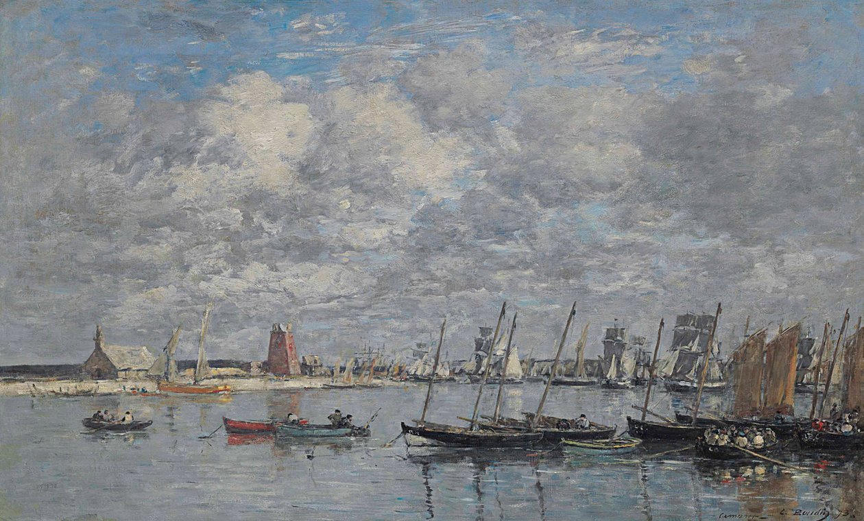 Camaret, le port - Eugene Louis Boudin