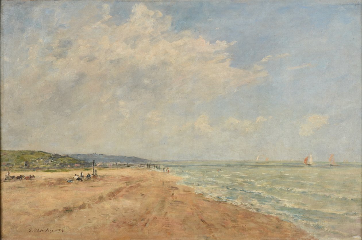 La marée montante (baie de Saint-Valéry) - Eugene Louis Boudin