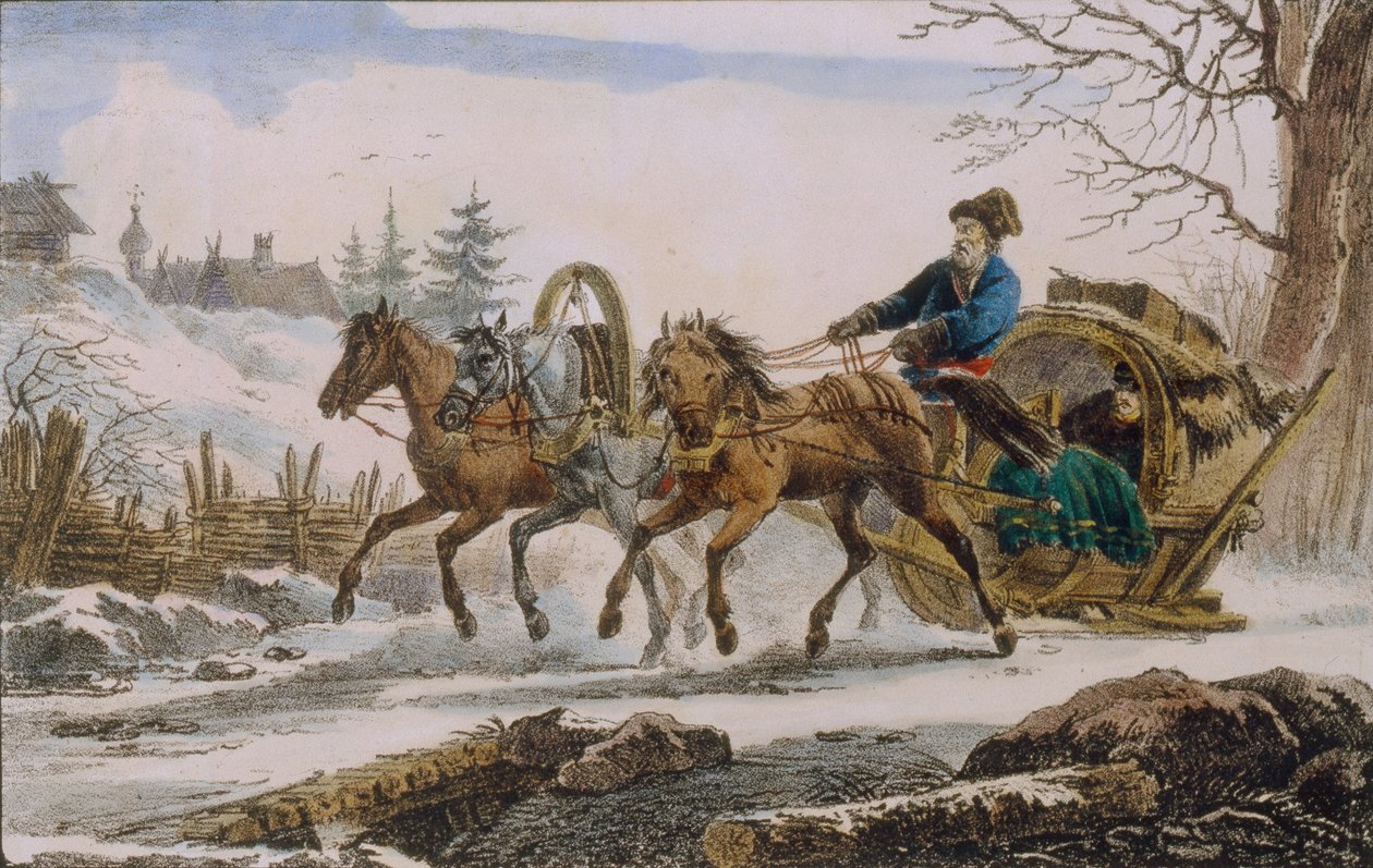 Kibitka, 1820 - Eugéne Pluchart
