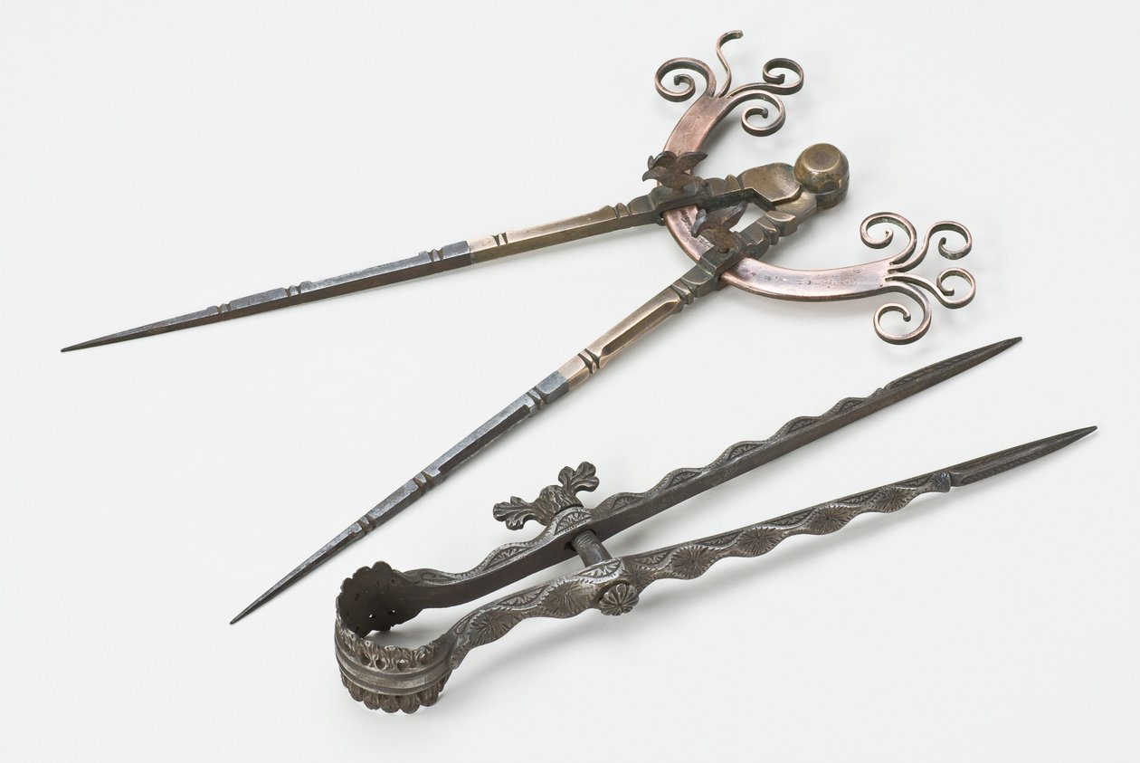 Compas, 18e et 16e siècles (bronze, acier, cuivre et fer) - European