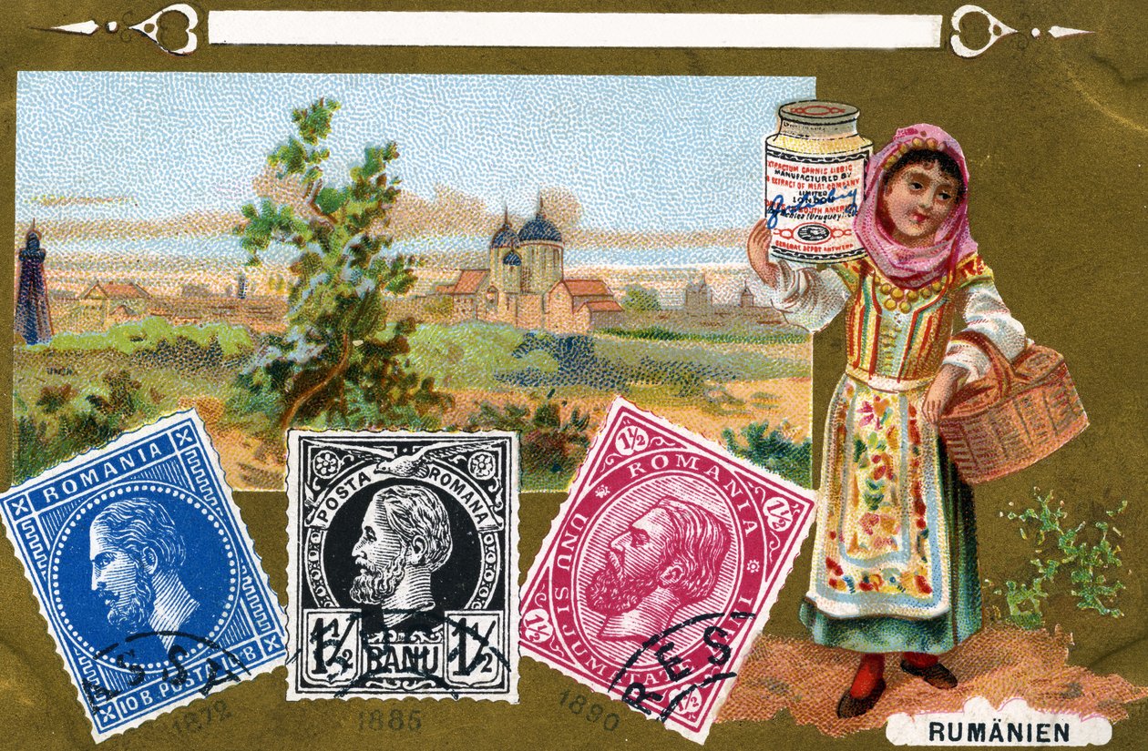 Timbres-poste roumains, 1897 - European School