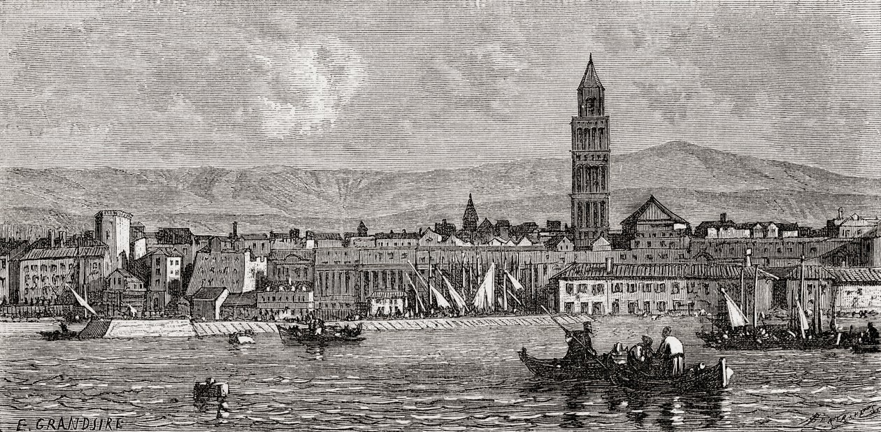 Split, Croatie, de 