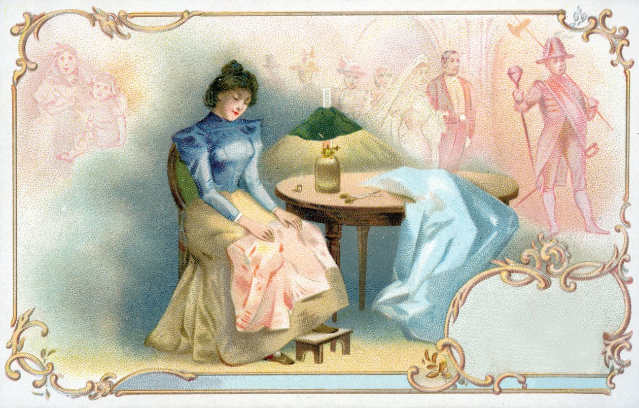 Les rêves de la jeune fille, 1900 - European School