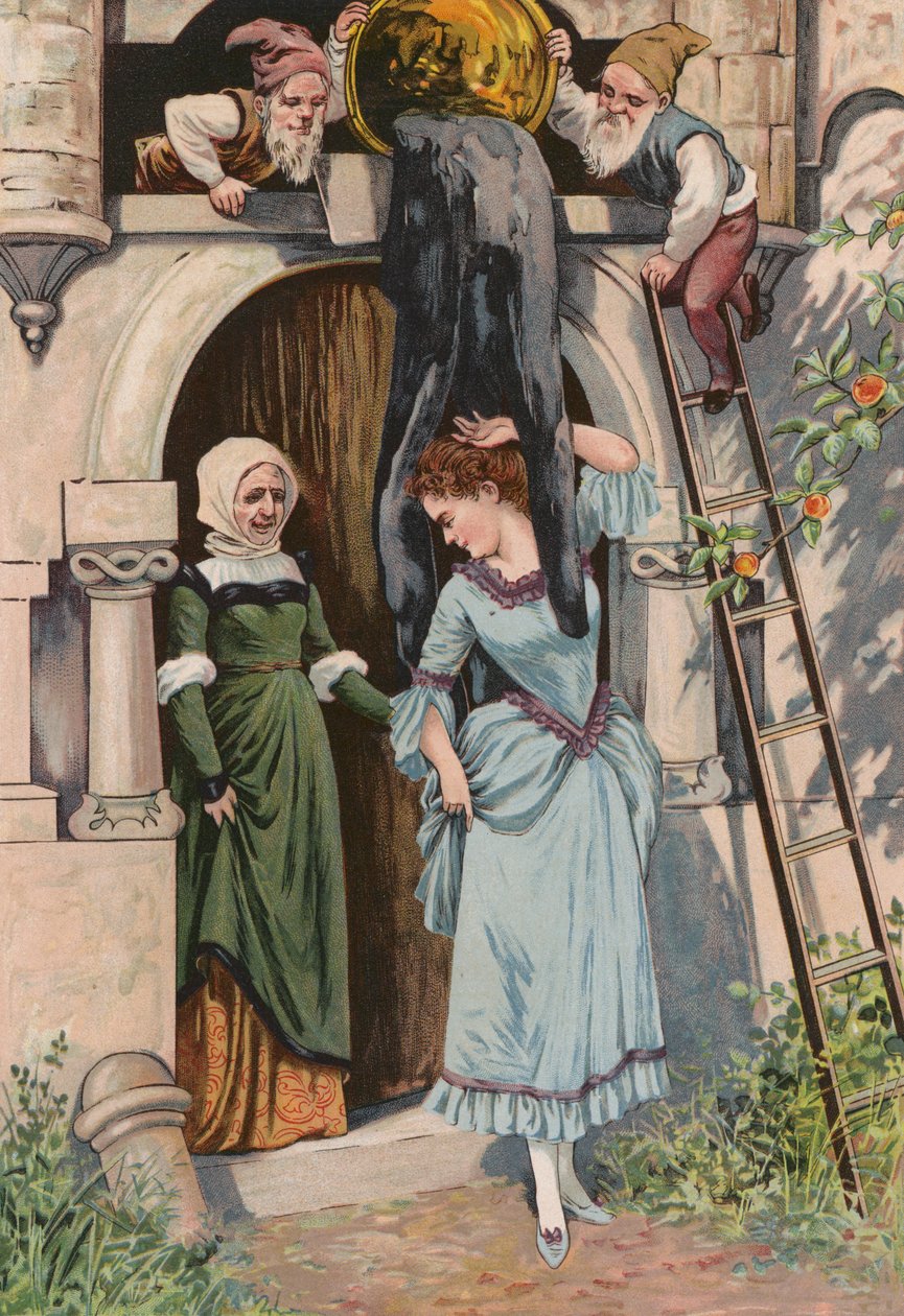 Contes de Grimms : La Vieille Mère Givre (chromolitho) - European School