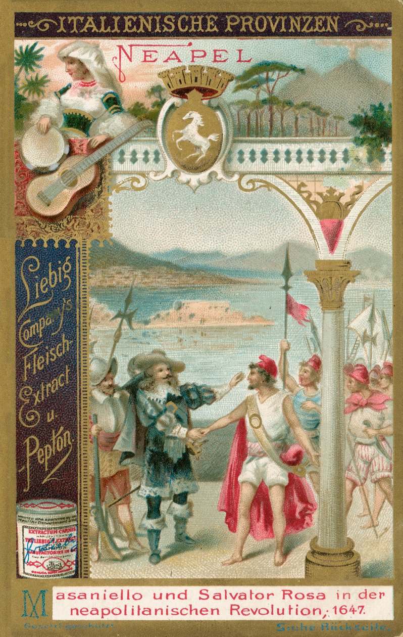 Provinces italiennes, carte de Liebig, début du 20e siècle (chromo) - European School