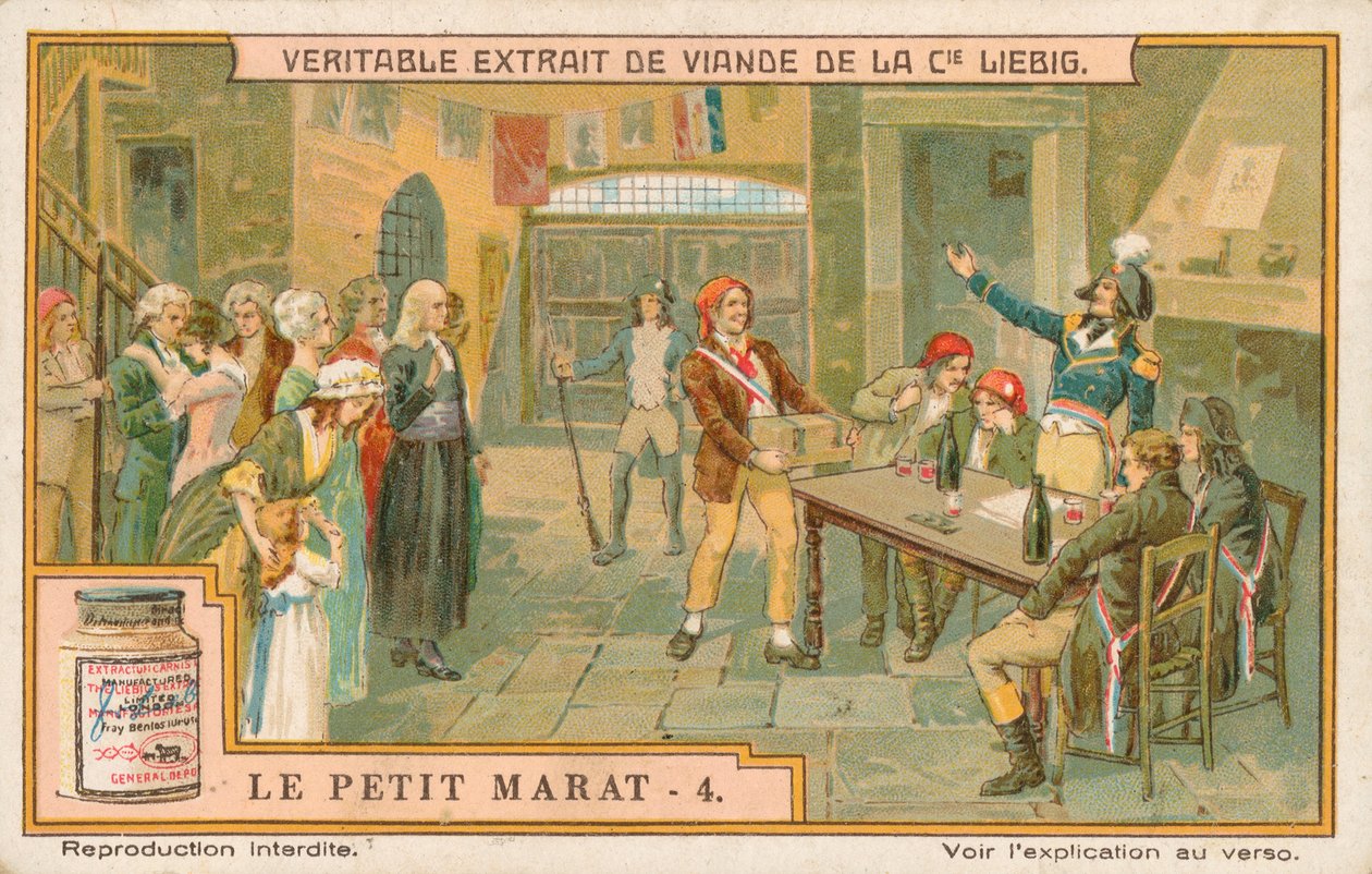 Le Petit Marat, carte Liebig, début du 20e siècle (chromo) - European School