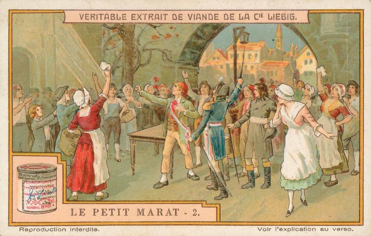 Le Petit Marat, carte Liebig, début du 20e siècle (chromo) - European School