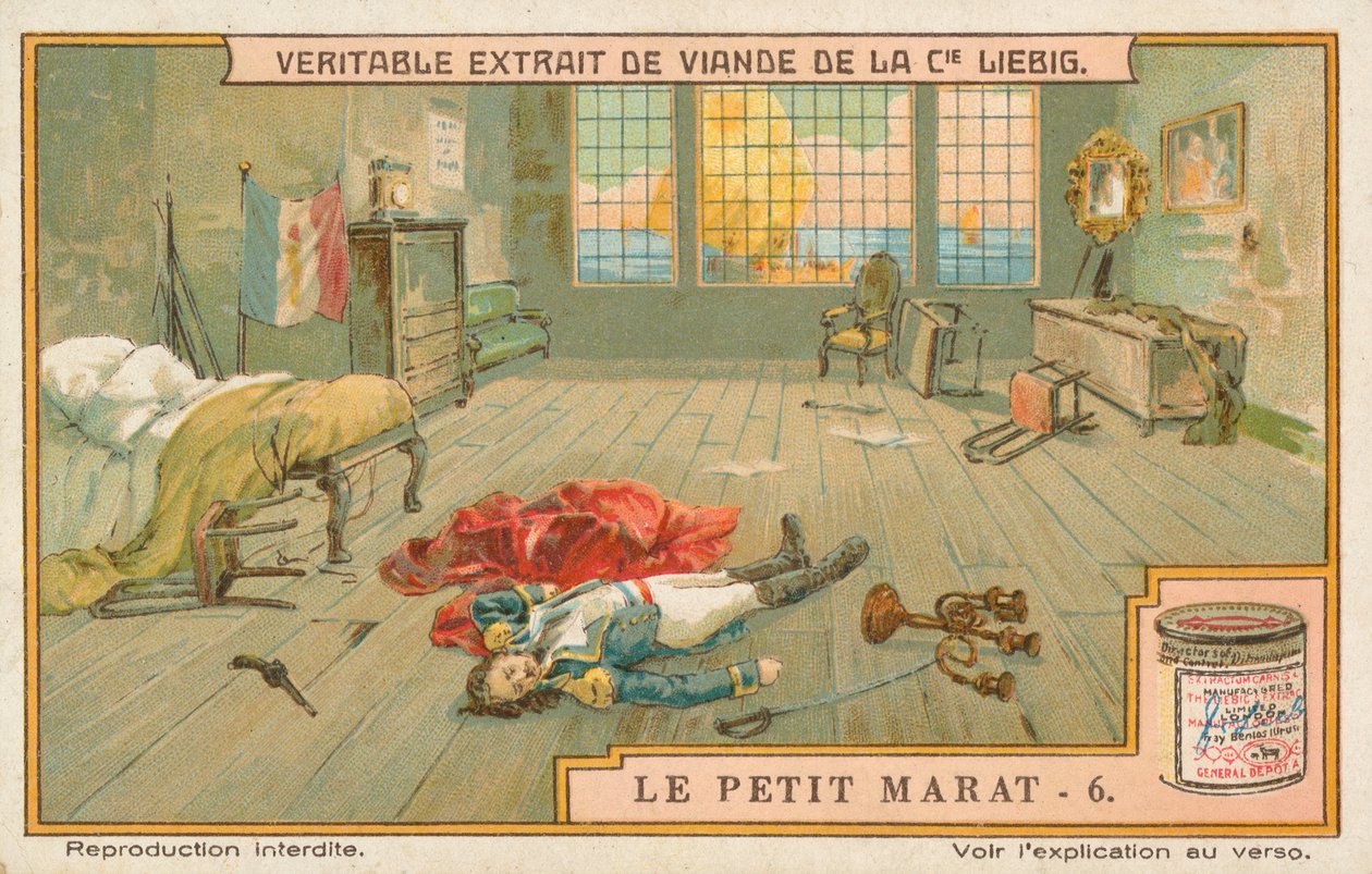 Le Petit Marat, carte Liebig, début du 20e siècle (chromo) - European School