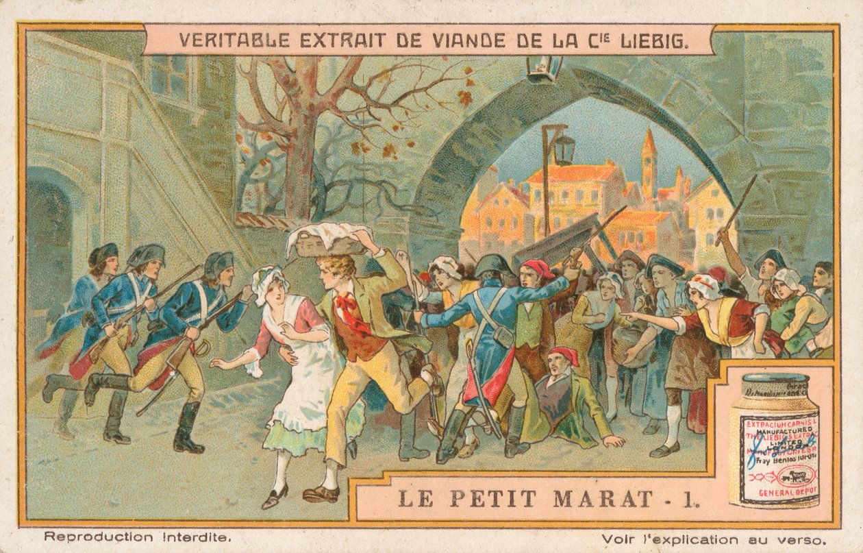 Le Petit Marat, carte Liebig, début du 20e siècle (chromo) - European School