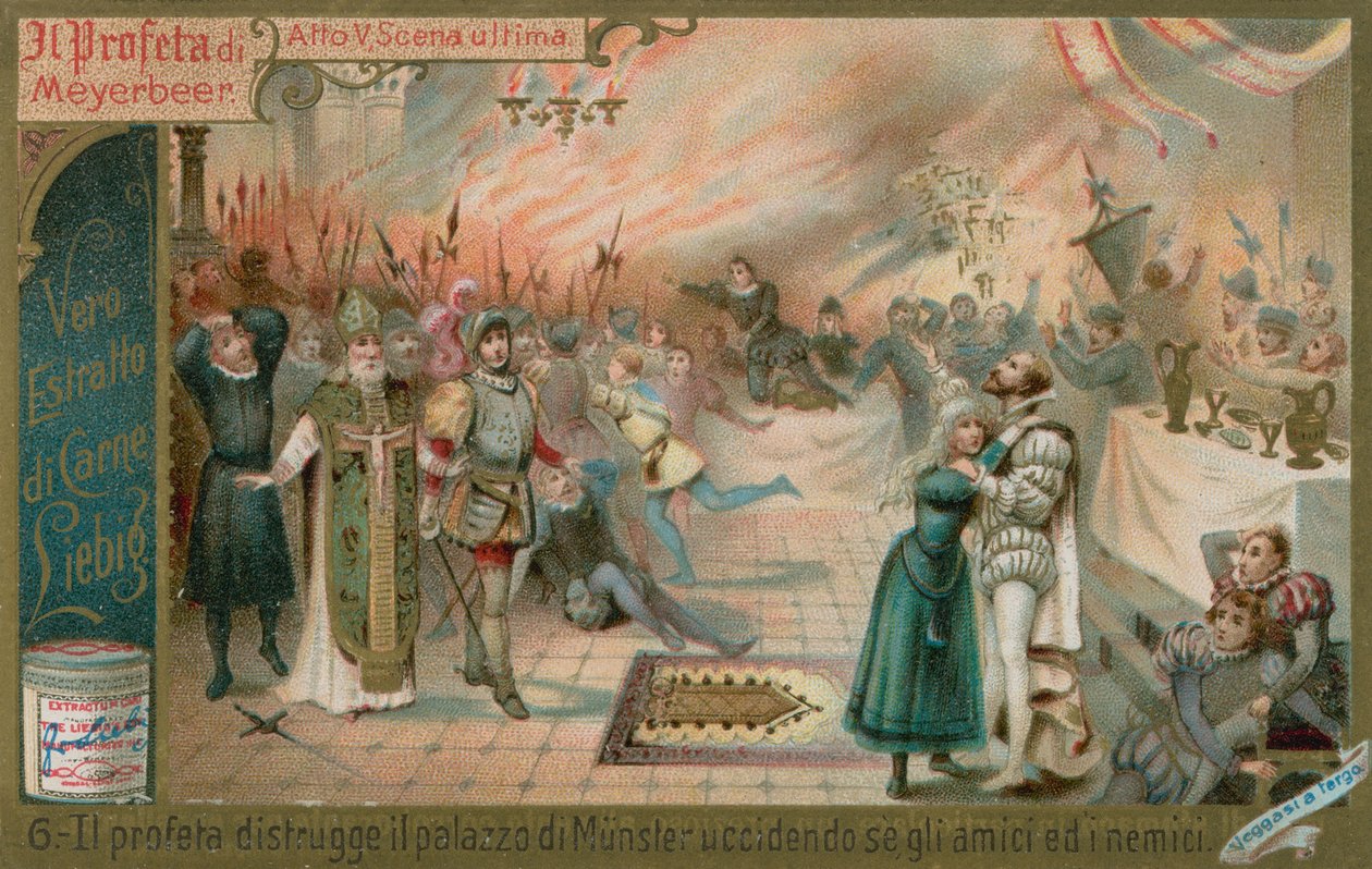 La destruction de Munster (chromolitho) - European School