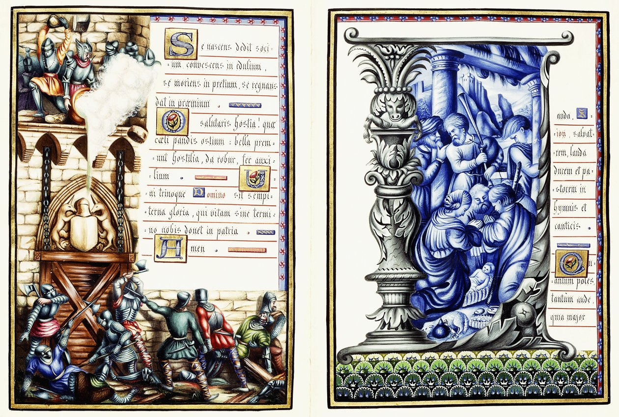 Deux feuilles d