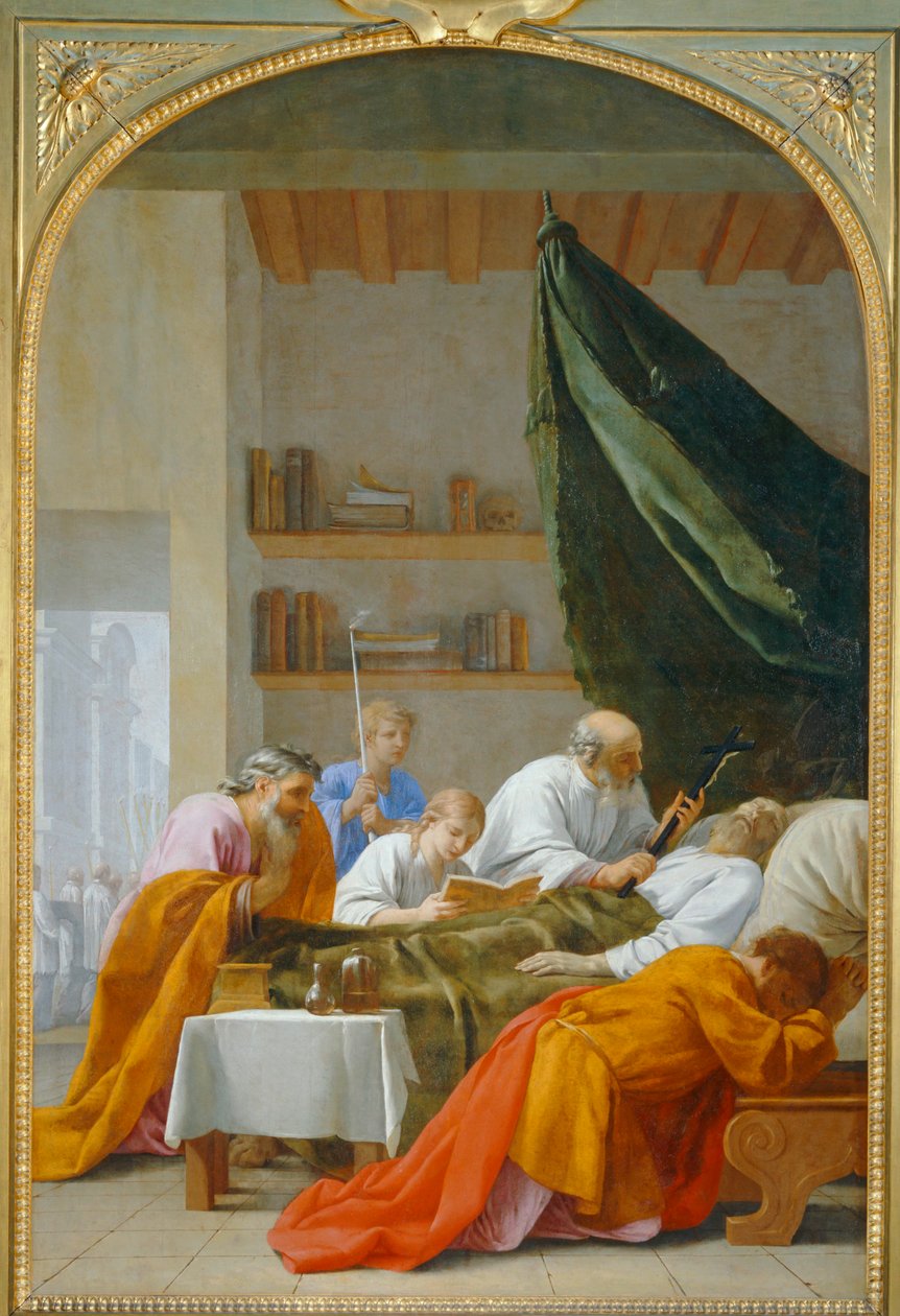 Mort de Raymond Diocrès - The death of Raymond Diocrès … - Eustache (studio of) Le Sueur