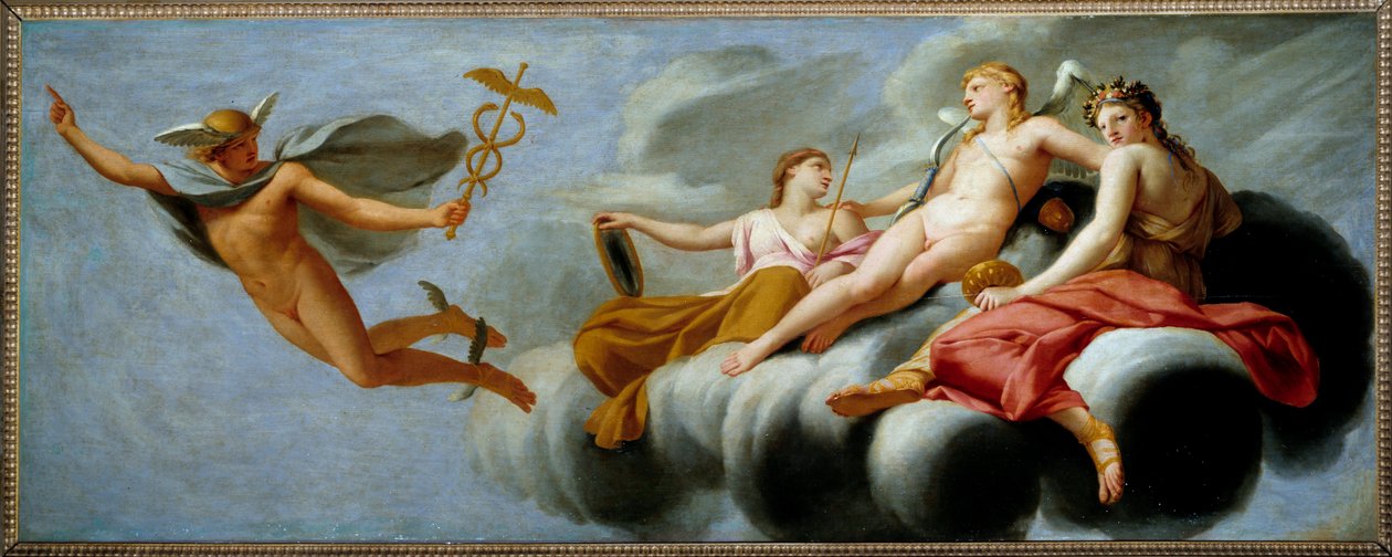 Cupidon ordonne à Mercure d