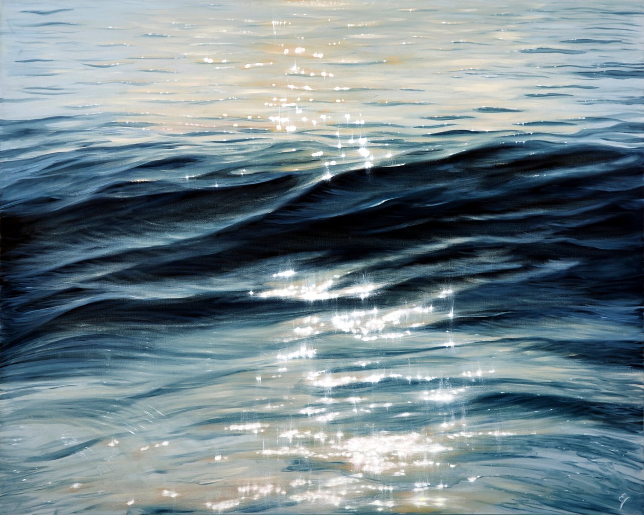 La bénédiction du soleil, 2020 (huile sur toile) - Eva Volf