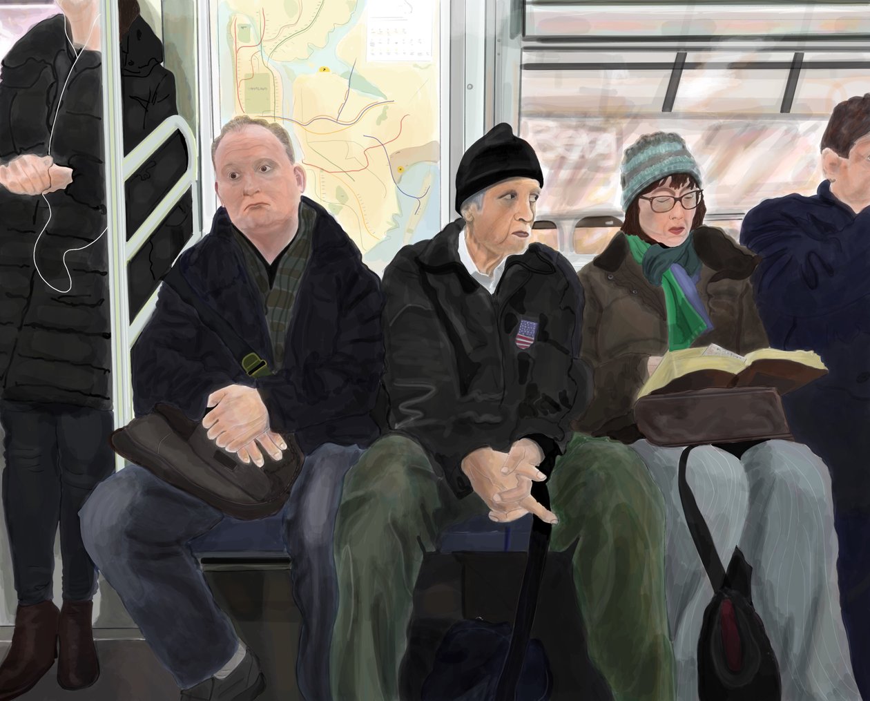 Les banlieusards du train F - Evan Sklar