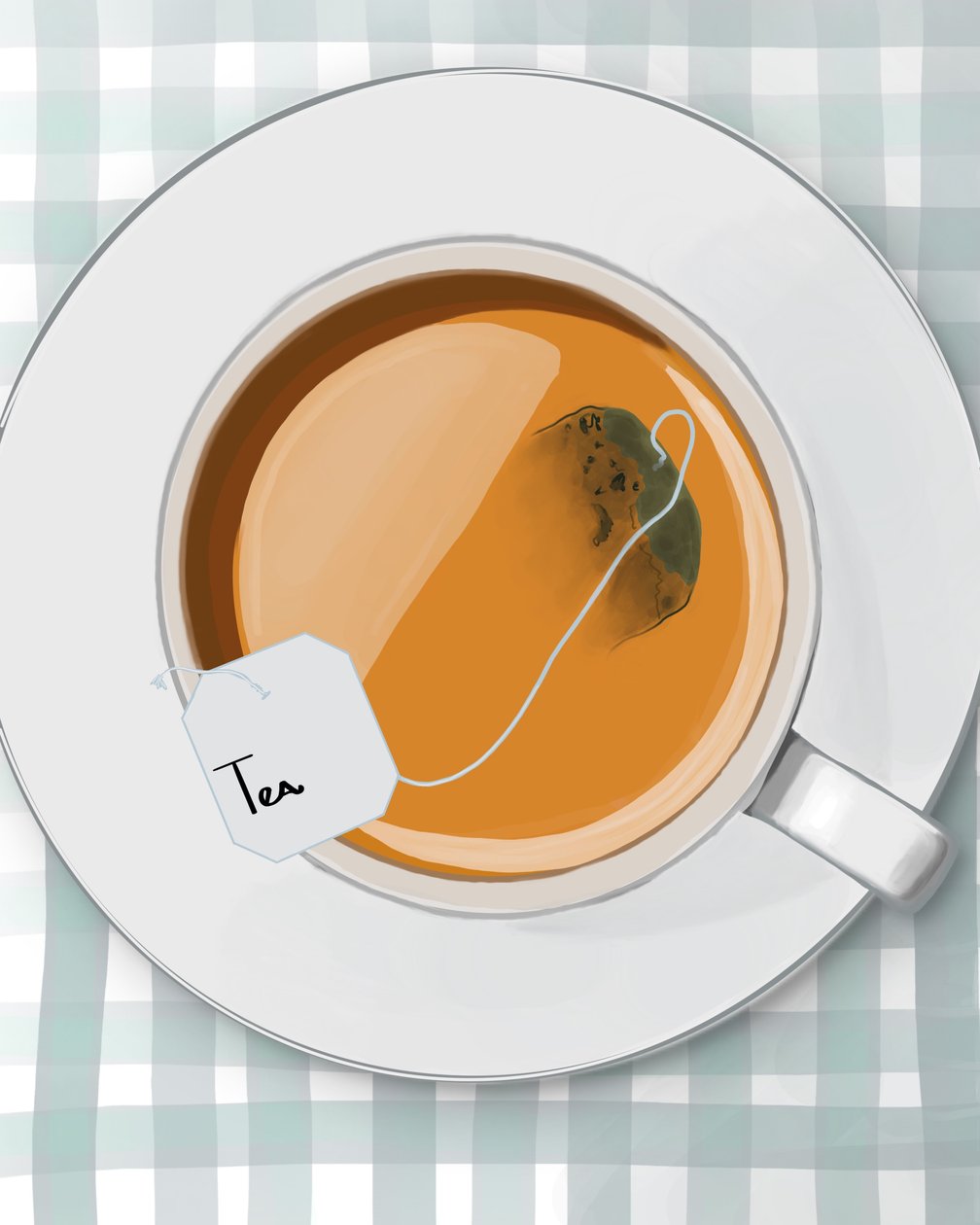 Cup of Tea, Brooklyn (art numérique) - Evan Sklar