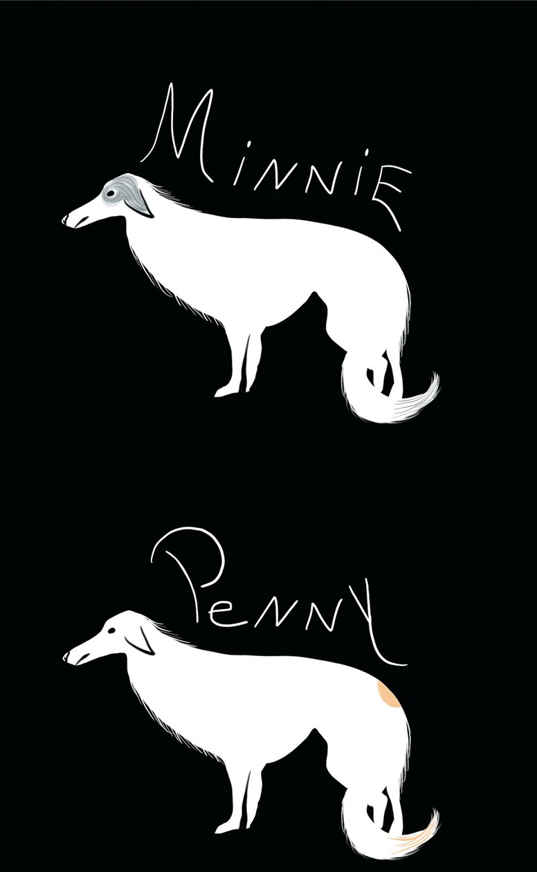 Minnie et Penny, 2025 (art numérique) - Evan Sklar