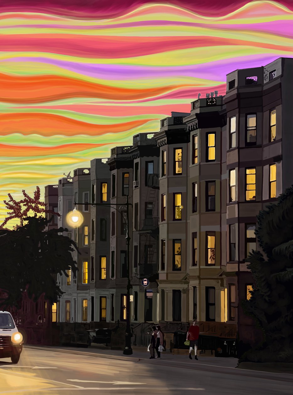 Ninth Street Nine A.M. (art numérique) - Evan Sklar