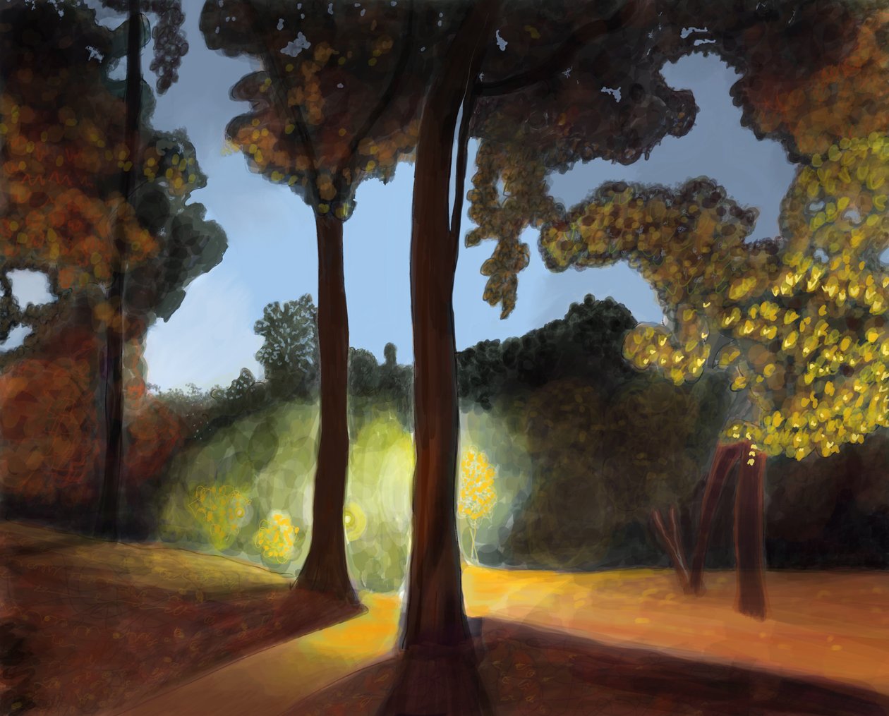 Prospect Park, First Light (art numérique) - Evan Sklar