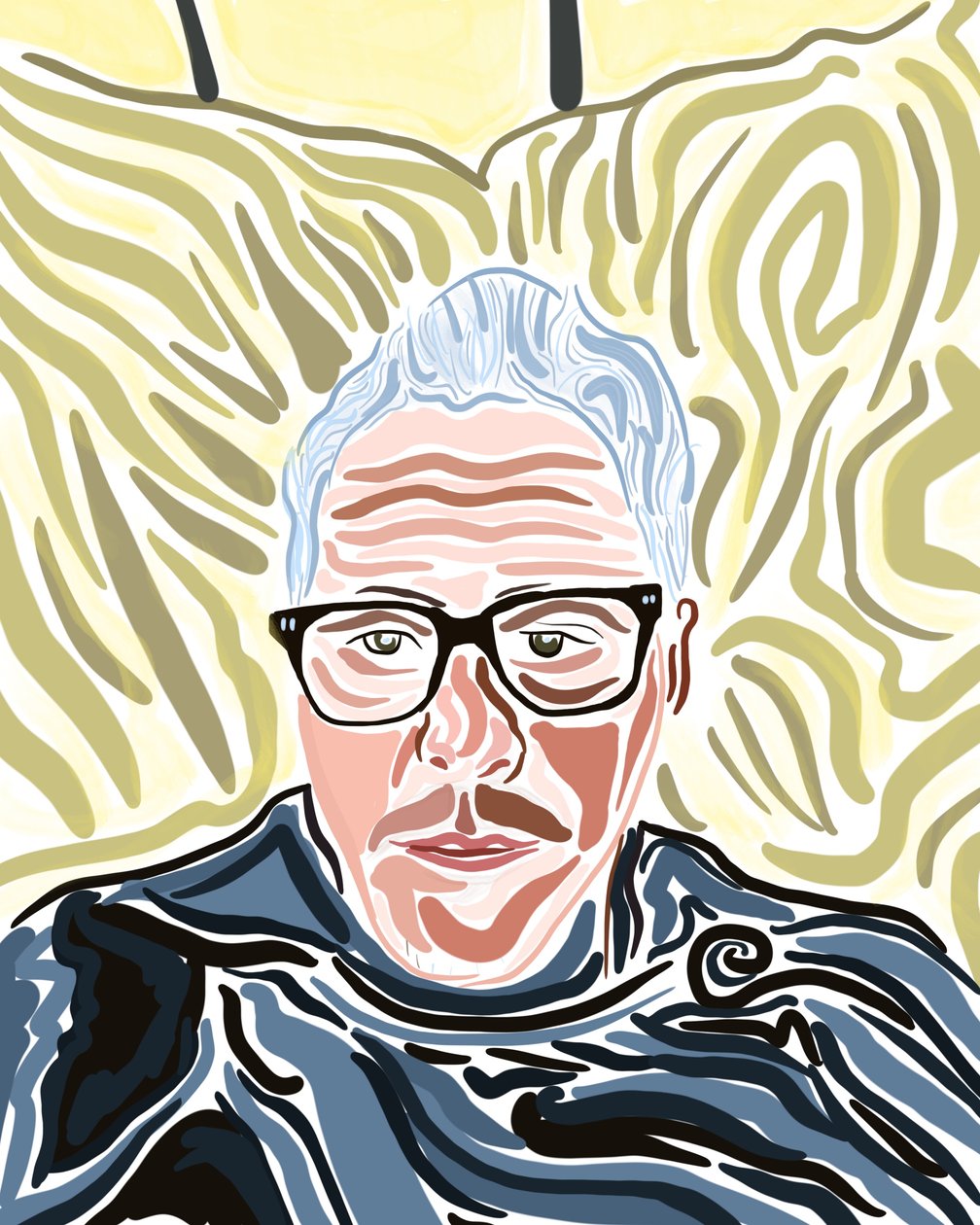 Autoportrait à New Haven (art numérique) - Evan Sklar