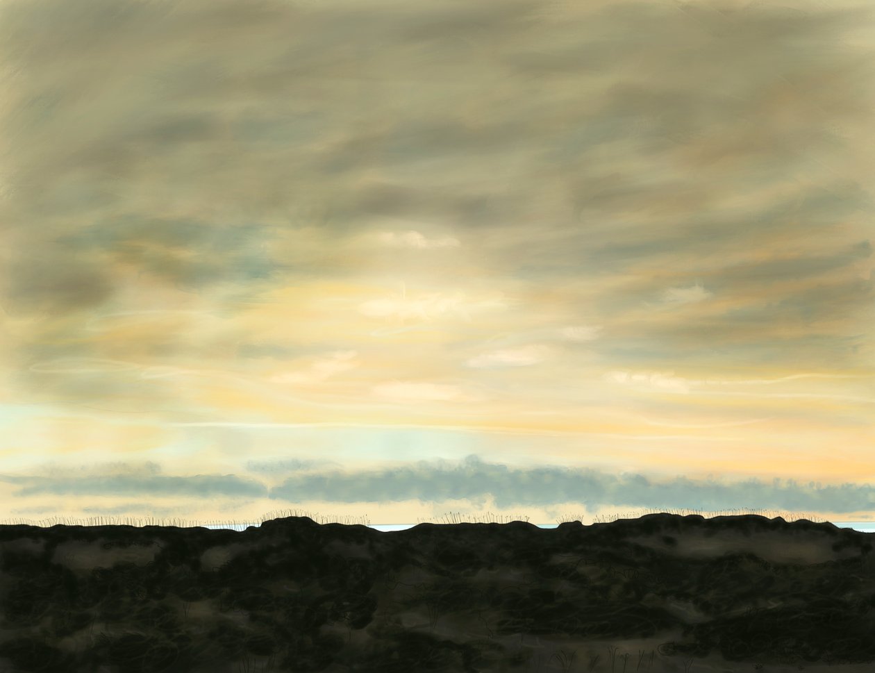 Swan Beach, Dunes and Sky - Evan Sklar