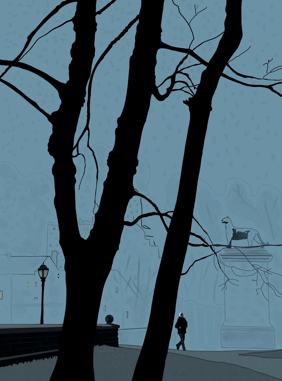 Entrée de la troisième avenue, Prospect Park (art numérique) - Evan Sklar