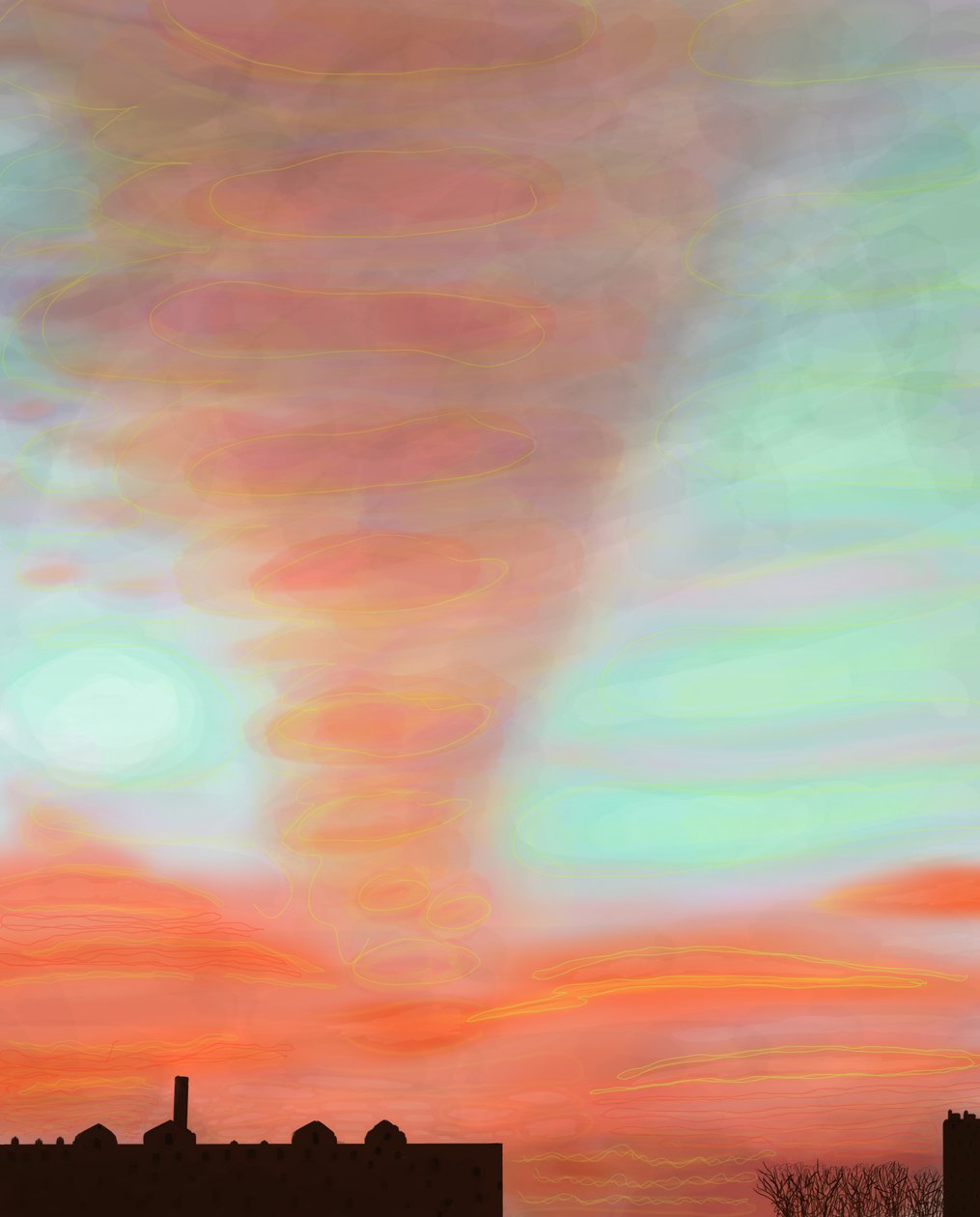 View Across Brooklyn (art numérique) - Evan Sklar