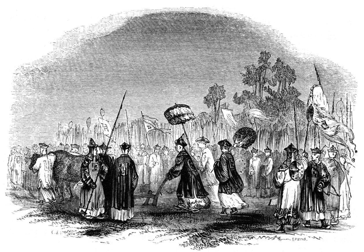 Le festival annuel du printemps, 1847 - Evans