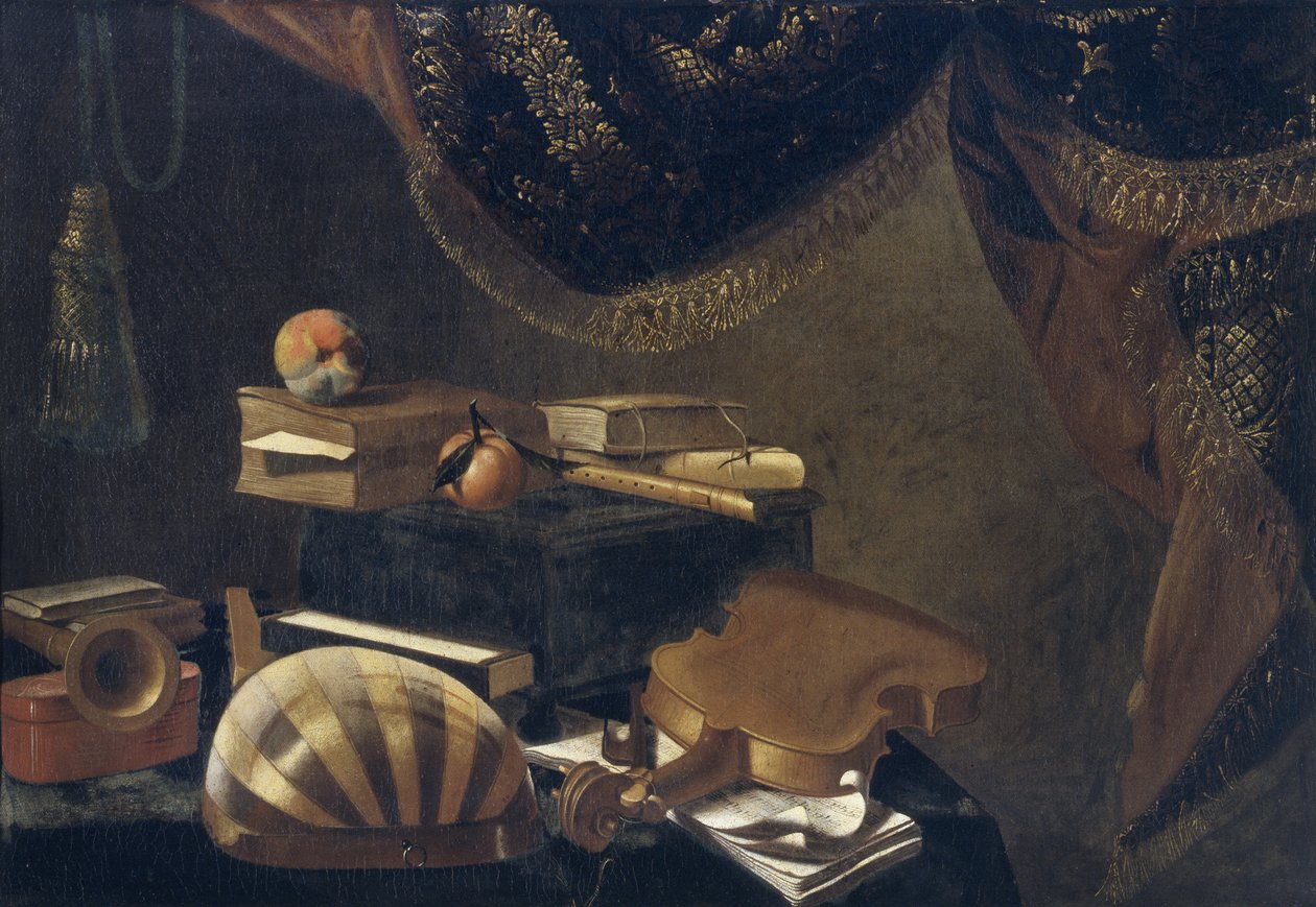 Nature morte avec instruments de musique - Evaristo Baschenis