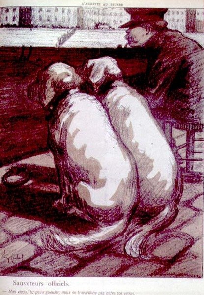 Les Sauveteurs Officiels, "Mon vieux, tu peux crier, mais nous ne travaillons pas pendant les repas", p.1183 de 