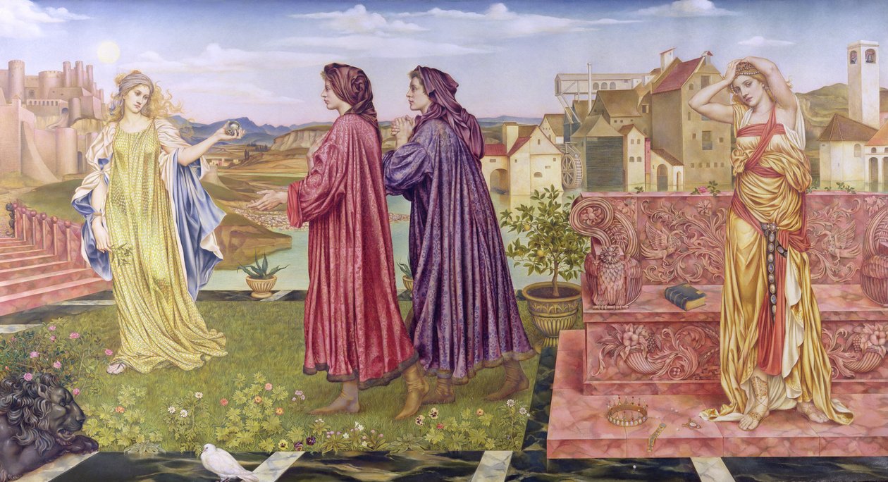 Le Jardin des Opportunités, 1892 - Evelyn De Morgan