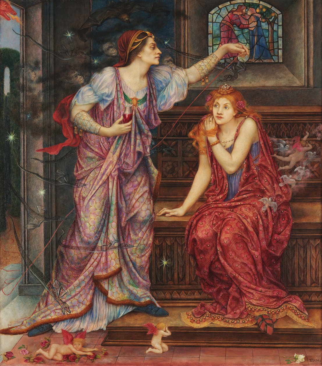 Reine Eléonore amp ; Belle Rosamonde - Evelyn De Morgan