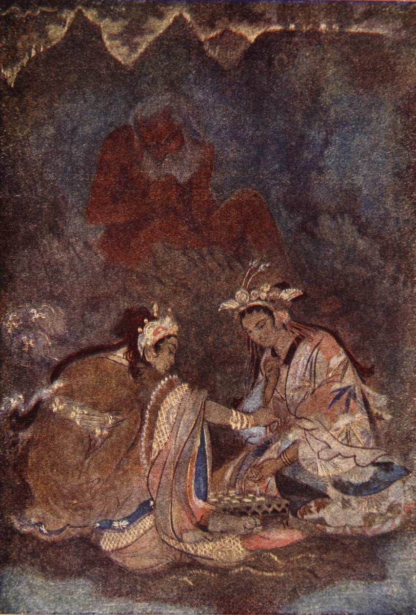 Visu sur le mont Fuji-Yama, illustration de 