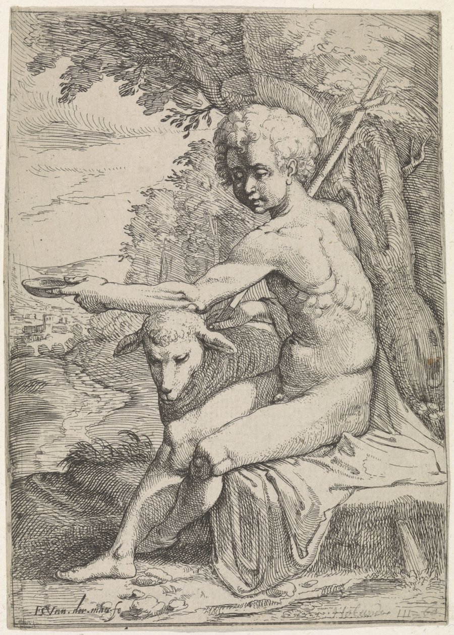 Jean-Baptiste dans le désert - Everard Crynsz. van der Maes