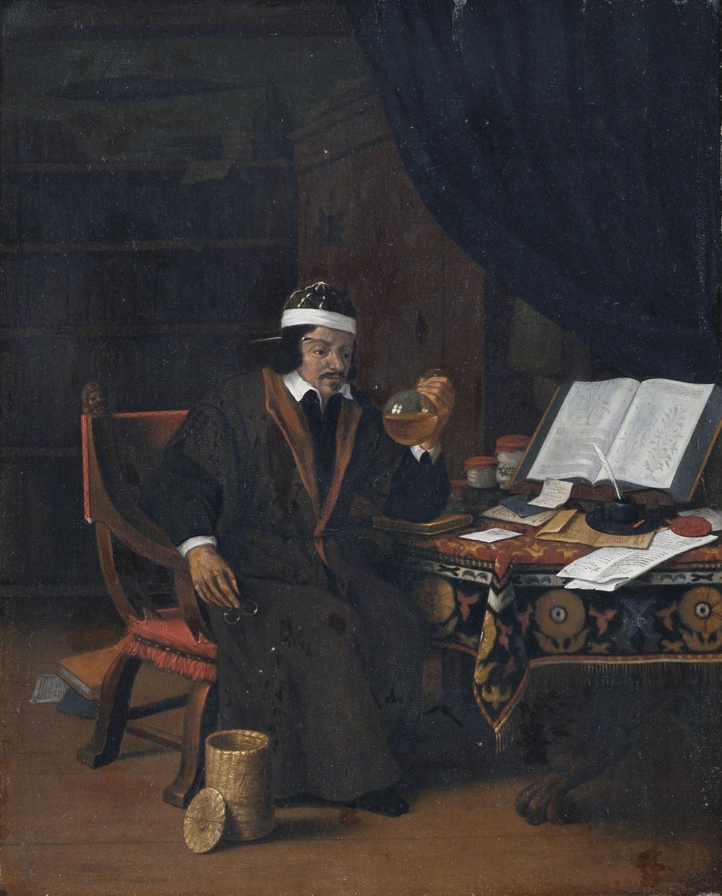 Savants dans la salle d