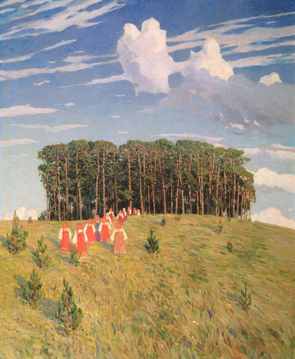 Célébration slave, 1911 - Evgeny Ivanovich Stolista